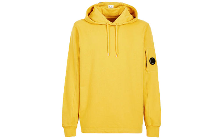 C.P. Company SS22 Lightweight Fleece Pullover Hoodie Yellow () 12CMSS033A002246G239