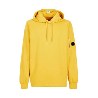 C.P. Company SS22 Lightweight Fleece Pullover Hoodie Yellow () 12CMSS033A002246G239