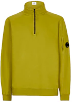 C.P. Company SS22 Lightweight Fleece Quarter-Zip Pullover Moss Green Mens 12CMSS035A002246G698 C.P. Company SS22 Lightweight Fleece Quarter-Zip Pullover Moss Green Mens 12CMSS035A002246G698