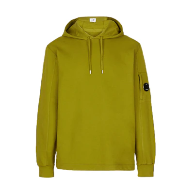 C.P. Company SS22 Loose Fit Moss Green Hoodie 12CMSS033A002246G698