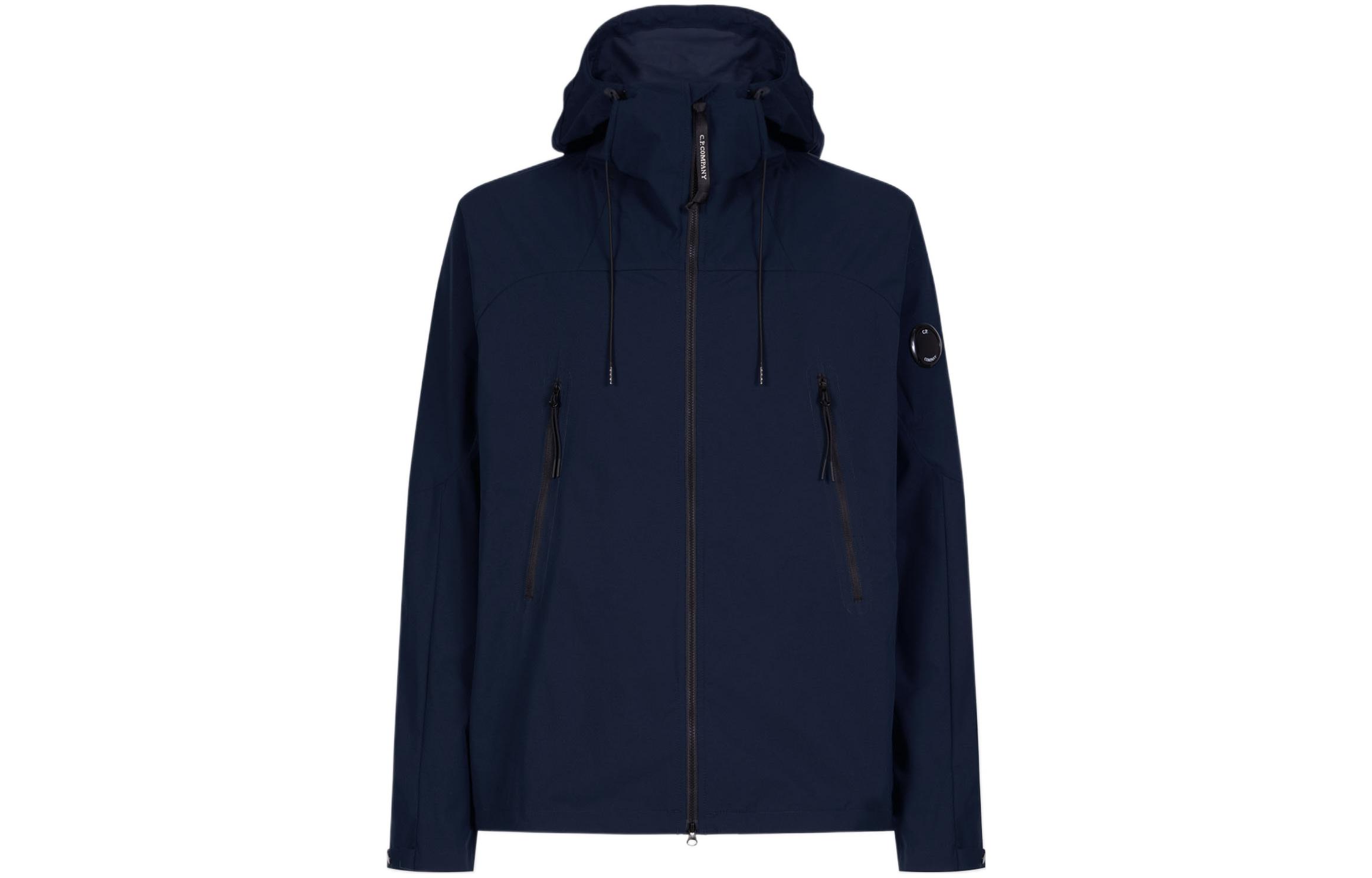 C.P. Company SS22 Pro-Tek Multi-Functional Hooded Jacket Blue Mens 12CMOW003A004117A888-44