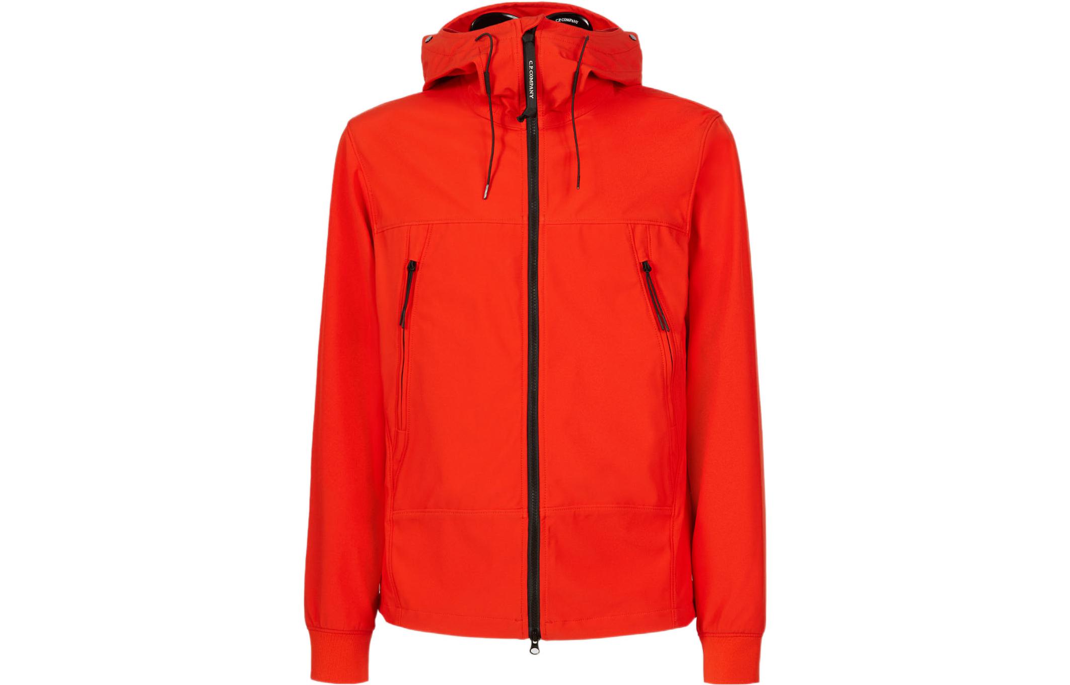 C.P. Company SS22 Red Goggle Hooded Jacket for Men 12CMOW001A005968A455