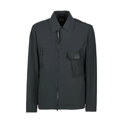 C.P. Company SS22 Slim Fit Zip Jacket Grey Blue Outerwear. 12CMOW174A005761W