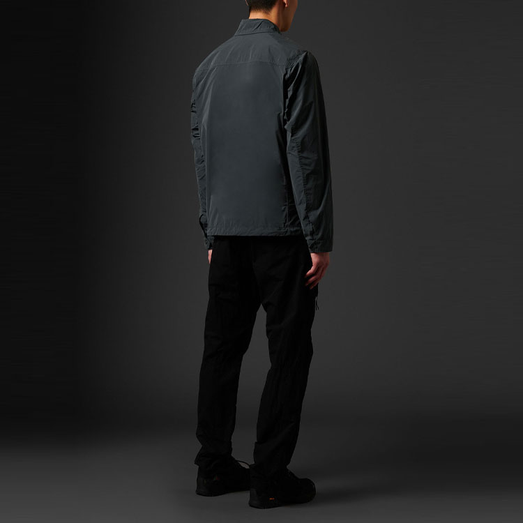 Details for C.P. 컴퍼니 SS22 슬림핏 집업 자켓 그레이 블루 아우터. 12CMOW174A005761W