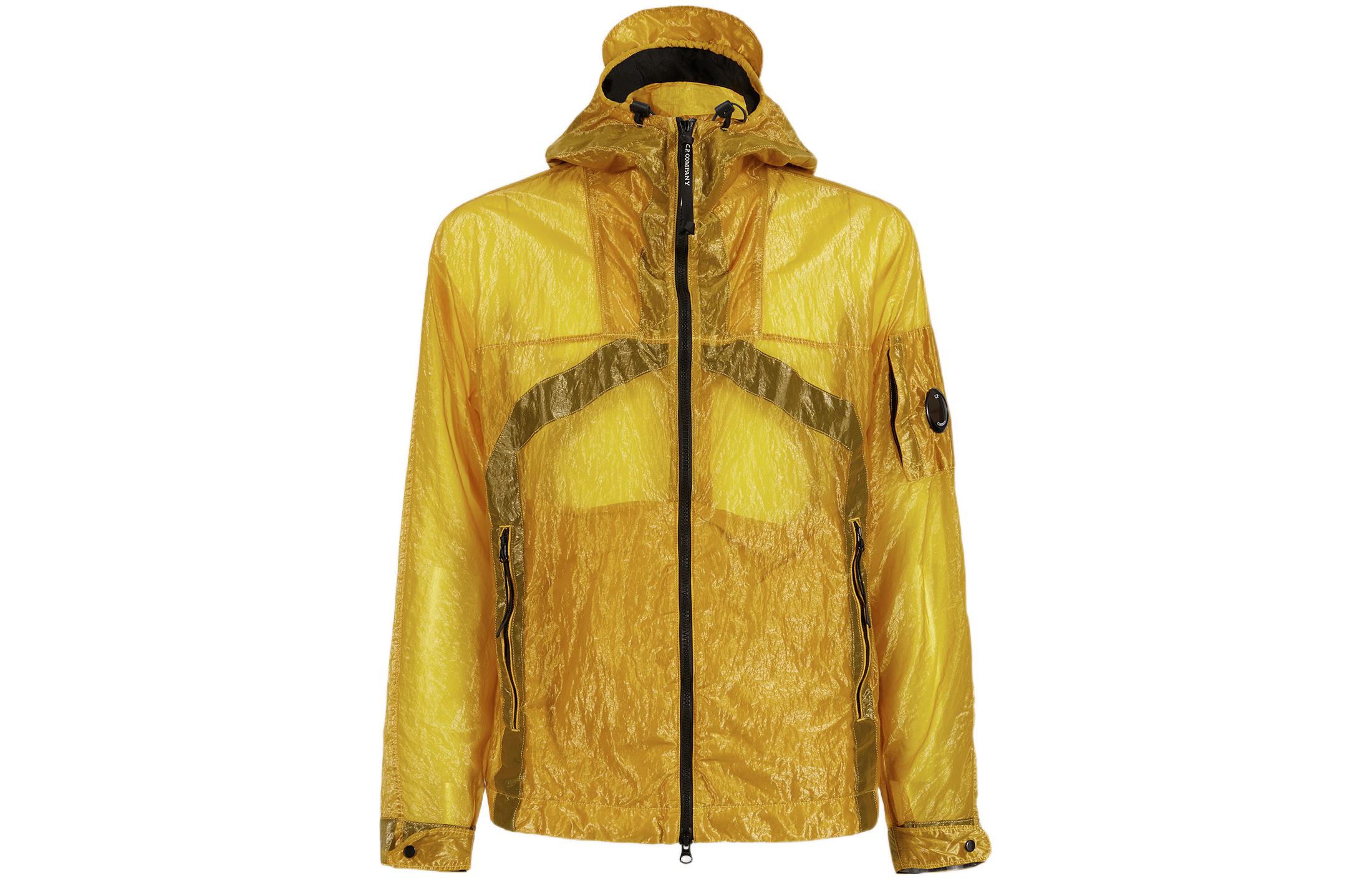 C.P. Company SS22 Yellow Nylon Hooded Jacket 12CMOW163A006206G239