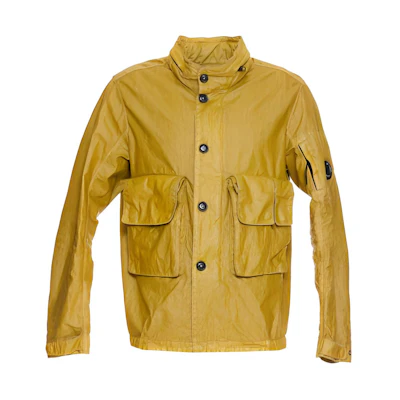 C.P. Company SS22 Yellow Utility Pocket Button-Up Jacket 12CMOW208A006284G-239