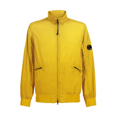 C.P. Company SS22 Yellow Zip-Up Stand Collar Jacket 12CMOW204A005904G239