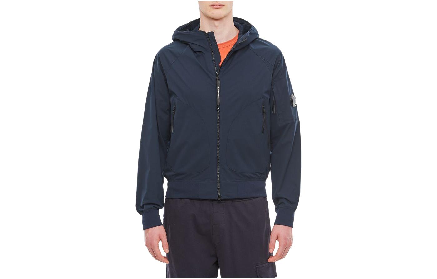 Order C.P. 컴퍼니 SS23 솔리드 컬러 미러 디자인 방풍 후드 재킷 14CMOW095A004117A888