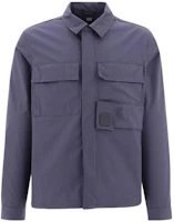 C.P. Company SS23 Blue Solid Long-Sleeve Jacket with Dual Pockets 14CMSH072A006472A884 C.P. Company SS23 Blue Solid Long-Sleeve Jacket with Dual Pockets 14CMSH072A006472A884