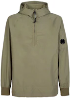 C.P. Company SS23 Green Half-Zip Pullover Hooded Jacket 14CMSS180A005669G648 C.P. Company SS23 Green Half-Zip Pullover Hooded Jacket 14CMSS180A005669G648
