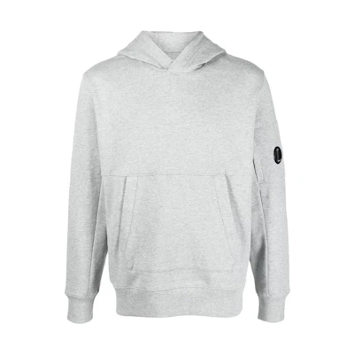 C.P. Company SS23 Grey Lens Hoodie Casual Pullover 14CMSS023A005086WM93