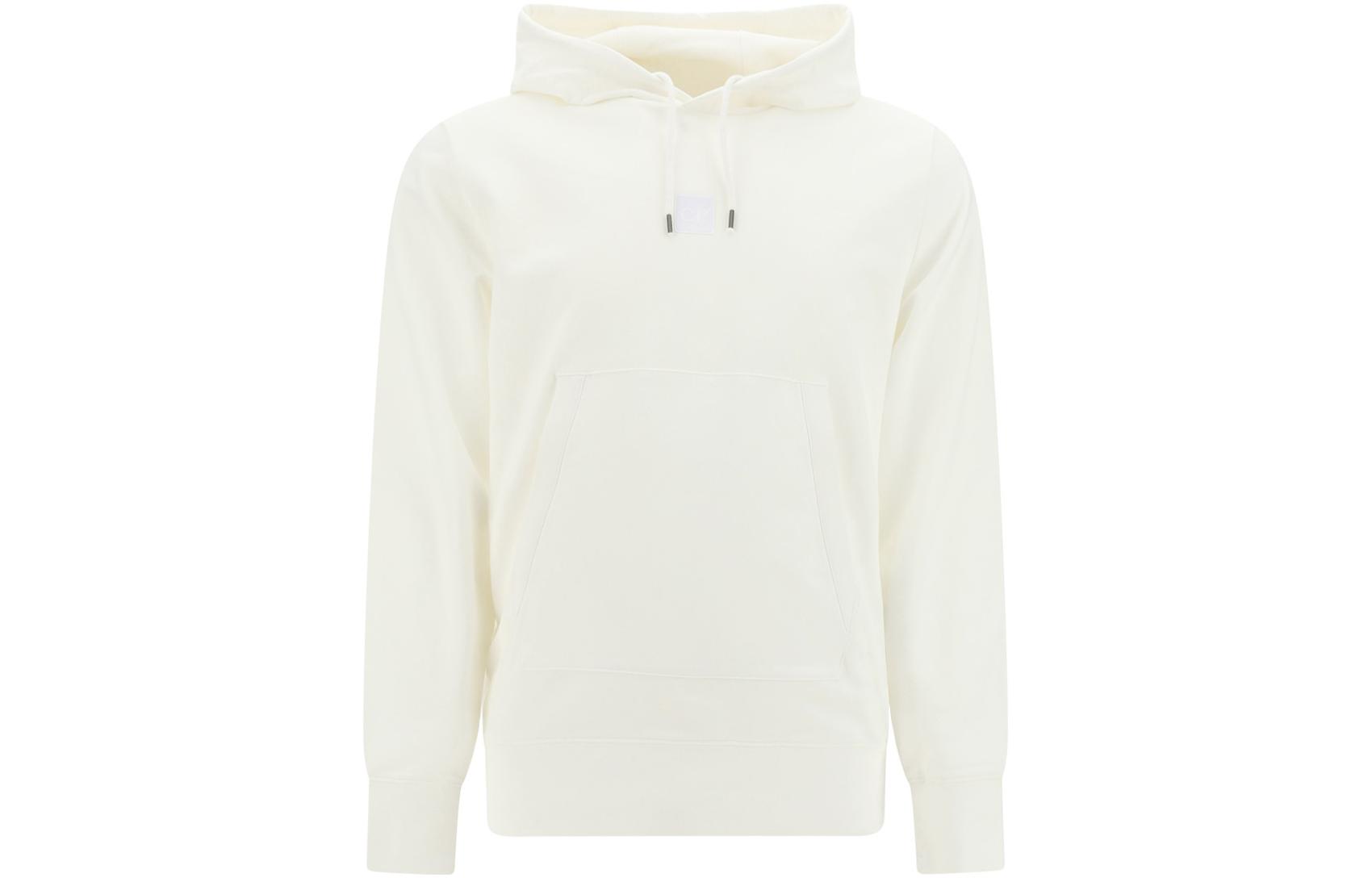 C.P. Company SS23 Ivory White Pullover Hoodie 14CMSS366A006452W101