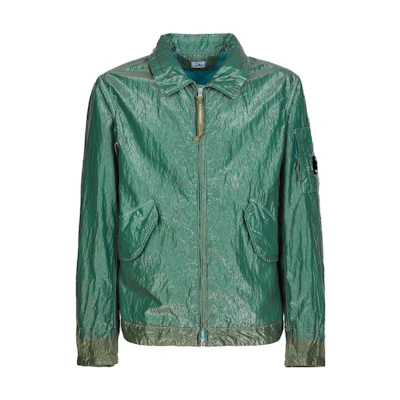 C.P. Company SS23 Kan-D Detachable Hood Zip Jacket Green 14CMOW178A006206G648