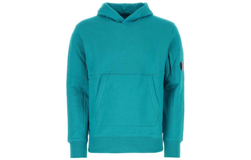 C.P. Company SS23 Lens Hoodie Blue 14CMSS023A005086W825