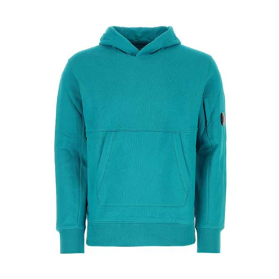 C.P. Company SS23 Lens Hoodie Blue 14CMSS023A005086W825