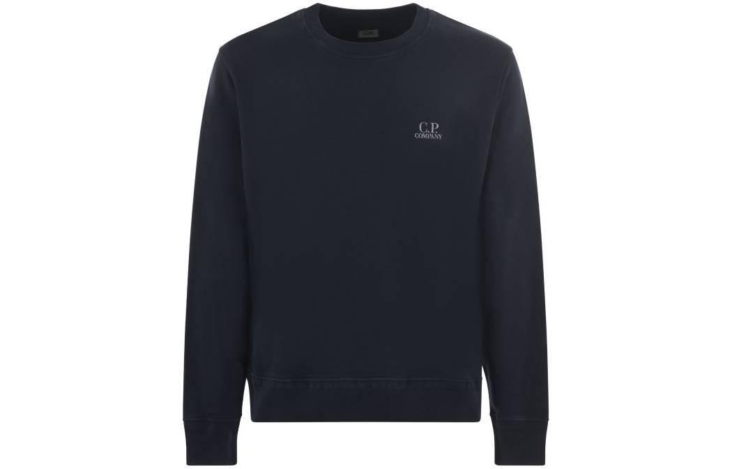 C.P. Company SS23 Logo Crewneck Oversized Sweatshirt Men’s Blue Purple MSS136B005398G888