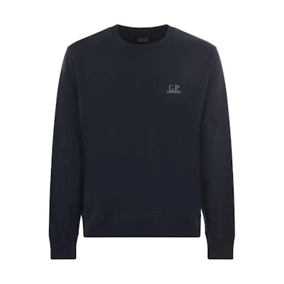 C.P. Company SS23 Logo Crewneck Oversized Sweatshirt Men’s Blue Purple MSS136B005398G888