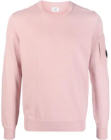 C.P. Company SS23 Logo Patch Crewneck Pullover Sweatshirt Pink - 14CMKN109A004128G509 C.P. Company SS23 Logo Patch Crewneck Pullover Sweatshirt Pink - 14CMKN109A004128G509