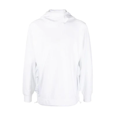 C.P. Company SS23 Loose Fit Pullover Hoodie White 14CMSS060A006452M101