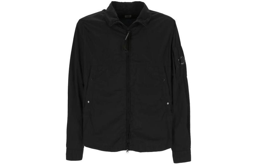 C.P. Company SS23 Nylon Zip Collar Jacket Navy Blue 14CMOS104A005783G888