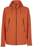 C.P. Company SS23 Orange Solid Logo Patch Hoodie Jacket Men 14CMOW003A004117A439 C.P. Company SS23 Orange Solid Logo Patch Hoodie Jacket Men 14CMOW003A004117A439