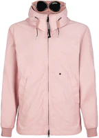 C.P. Company SS23 Pink Solid Color Zip-Up Hoodie Jacket 14CMOW149A006364G509 C.P. Company SS23 Pink Solid Color Zip-Up Hoodie Jacket 14CMOW149A006364G509
