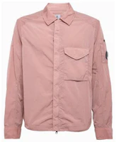 C.P. Company SS23 Pink Solid Zip Pocket Jacket 14CMOS041A005904G509 C.P. Company SS23 Pink Solid Zip Pocket Jacket 14CMOS041A005904G509