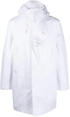 C.P. 컴퍼니 SS23 플레인 화이트 후디 롱슬리브 자켓 14CMOW010A006258A101 Buy C.P. 컴퍼니 SS23 플레인 화이트 후디 롱슬리브 자켓 14CMOW010A006258A101