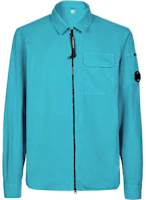 C.P. Company SS23 Sky Blue Long-Sleeve Jacket with Pockets 14CMSH158A002824G825 C.P. Company SS23 Sky Blue Long-Sleeve Jacket with Pockets 14CMSH158A002824G825