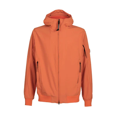 C.P. Company SS23 Slim Fit Hooded Zip Jacket Orange 14CMOW002A005968A439
