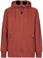 C.P. Company SS23 Solid Color Hooded Zip Jacket Red Brown 14CMSS082A005086W349 C.P. Company SS23 Solid Color Hooded Zip Jacket Red Brown 14CMSS082A005086W349