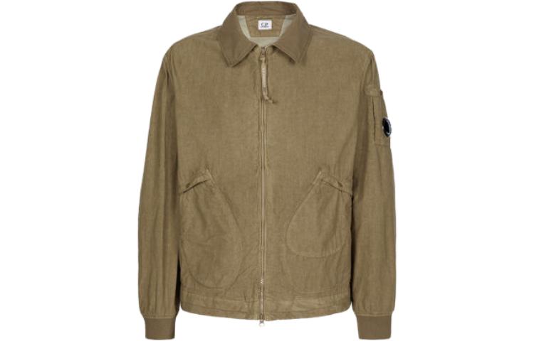 C.P. Company SS23 Solid Color Letter Print Jacket Men’s - Lead Gray 14CMOW226A006456G339