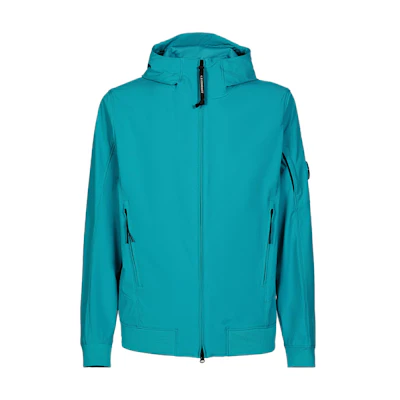 C.P. Company SS23 Solid Color Logo Zip Hoodie Jacket 14CMOW002A005968A825