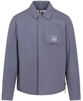 C.P. Company SS23 Solid Color Long-Sleeve Shirt Jacket - Gray 14CMOS019A006450A884 C.P. Company SS23 Solid Color Long-Sleeve Shirt Jacket - Gray 14CMOS019A006450A884