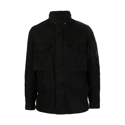 C.P. Company SS23 Solid Color Pocket Stand Collar Jacket 14CMOW358A006233G999