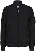 C.P. Company SS23 Solid Color Zip-Up Jacket Carbon Black 14CMOW004A005864G999 C.P. Company SS23 Solid Color Zip-Up Jacket Carbon Black 14CMOW004A005864G999