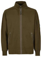 C.P. Company SS23 Solid Color Zip-Up Long Sleeve Jacket Olive Green () 14CMSS061A005086W683 C.P. Company SS23 Solid Color Zip-Up Long Sleeve Jacket Olive Green () 14CMSS061A005086W683