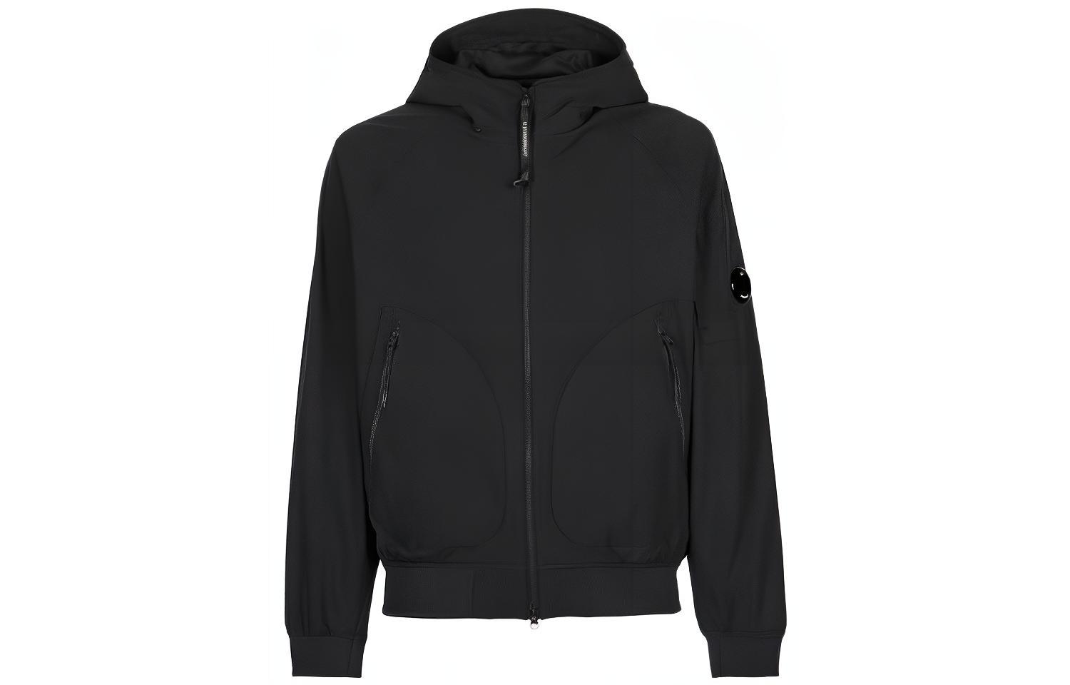 C.P. Company SS23 Solid Color Zip-Up Mirror Design Windproof Jacket Men 14CMOW095A004117A999