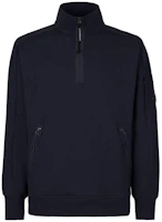 C.P. Company SS23 Solid Half-Zip Pullover Sweatshirt Deep Blue 14CMSS081A005086W888 C.P. Company SS23 Solid Half-Zip Pullover Sweatshirt Deep Blue 14CMSS081A005086W888
