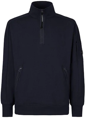 C.P. Company SS23 Sweatshirt Half-Zip Biru Tua 14CMSS081A005086W888 Buy C.P. Company SS23 Sweatshirt Half-Zip Biru Tua 14CMSS081A005086W888