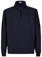 C.P. Company SS23 Solid Logo Half-Zip Sweatshirt Navy Blue () 14CMSS035A002246G888 C.P. Company SS23 Solid Logo Half-Zip Sweatshirt Navy Blue () 14CMSS035A002246G888