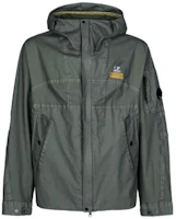 C.P. Company SS23 Solid Logo Print Long Sleeve Jacket Bronze Green Men 14CMOW105A006366G648 C.P. Company SS23 Solid Logo Print Long Sleeve Jacket Bronze Green Men 14CMOW105A006366G648