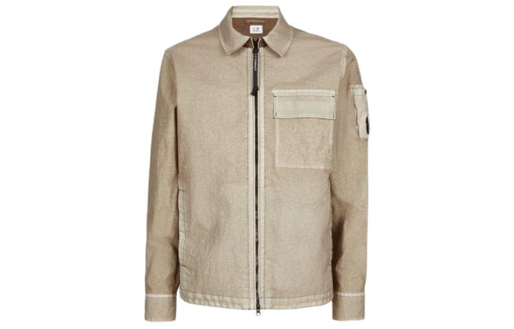 C.P. Company SS23 Washed Chest Pocket Collared Jacket Men’s - Lead Grey 14CMOS174A006022G339