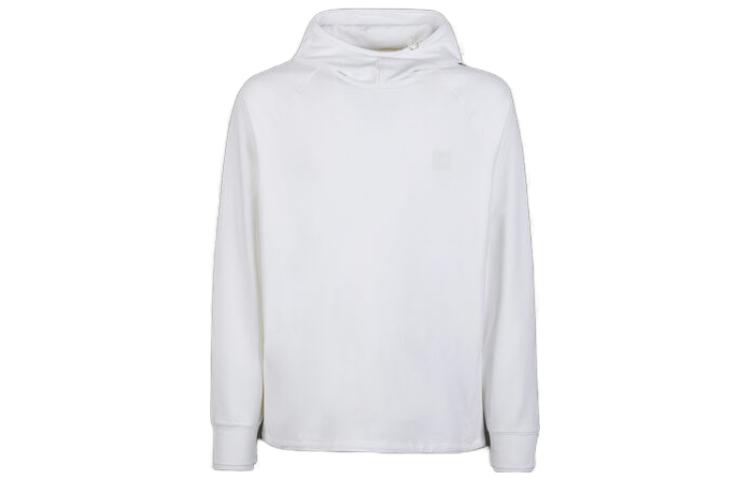 C.P. Company SS23 White Pullover Hoodie with Logo Applique for Men 14CMSS052A006452W101