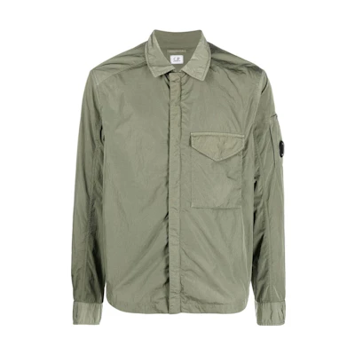 C.P. Company SS23 Zip-Up Jacket with Chest Pocket and Collar 14CMOS041A005904G648