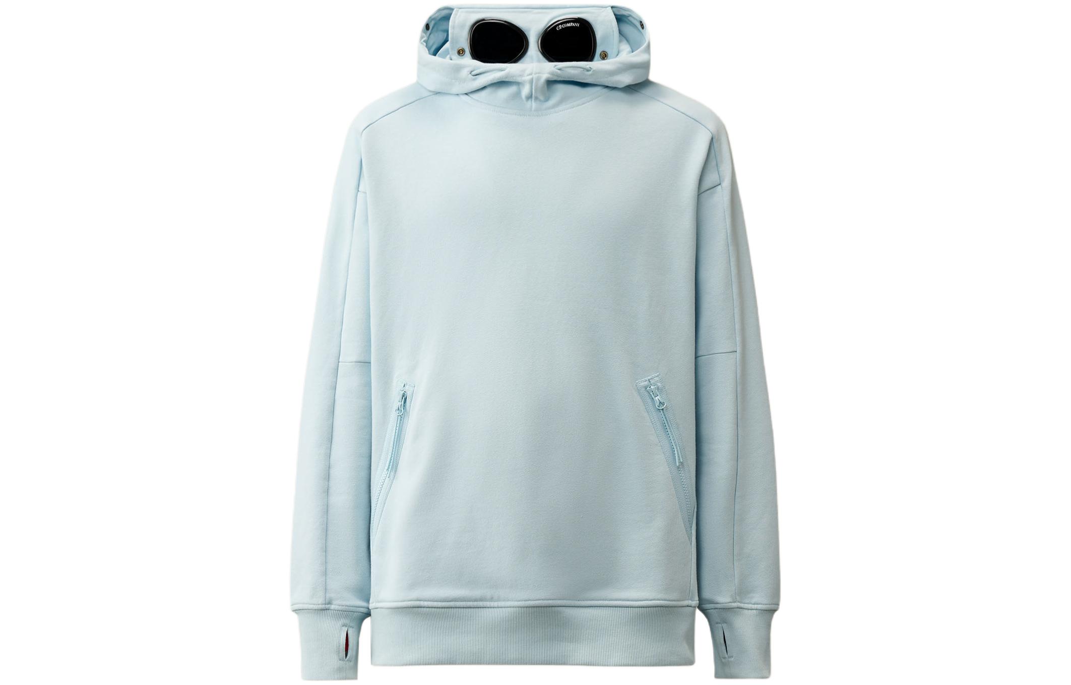 C.P. Company SS24 Goggle Hoodie with Adjustable Hood Starry Blue - CMSS080A005086W806