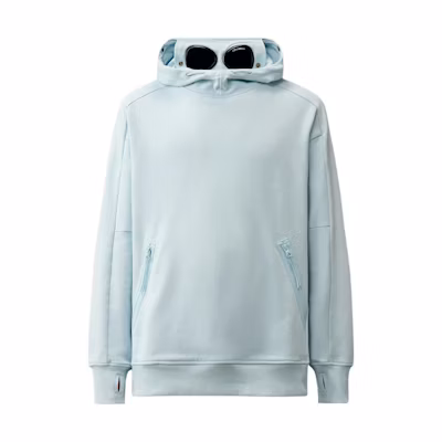 C.P. Company SS24 Goggle Hoodie with Adjustable Hood Starry Blue - CMSS080A005086W806