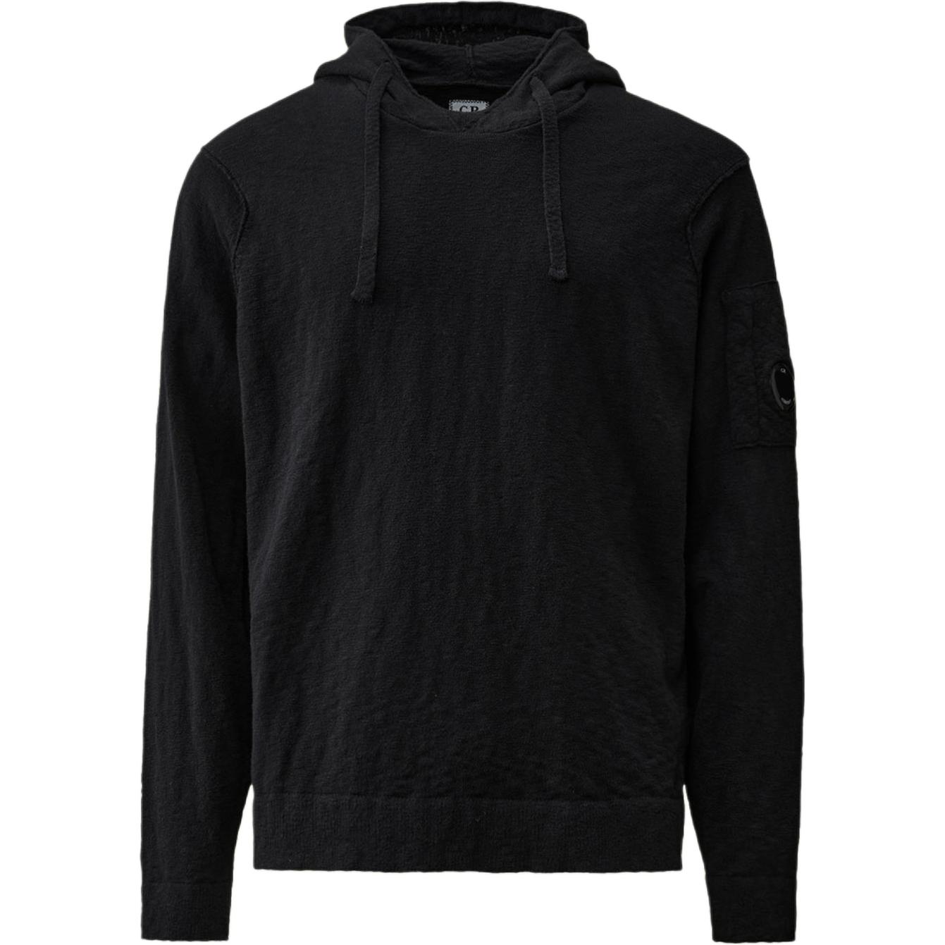 C.P. Company SS24 Mixed Color Hoodie with Lens Detail Men’s Blue CMKN130A110084G888