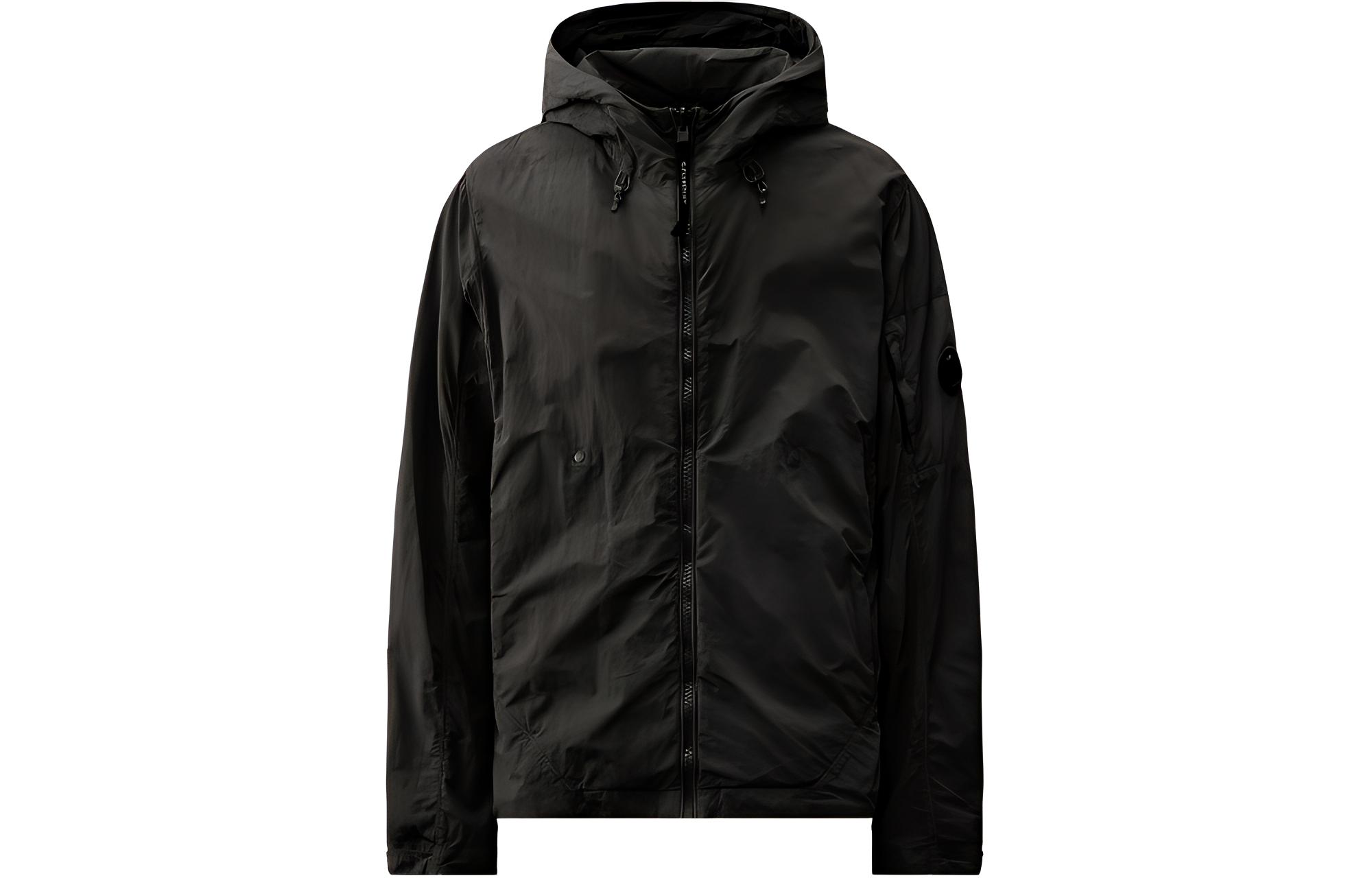 C.P. Company SS24 Reversible Hooded Zip Jacket Black () CMOW014A005991G999