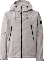 C.P. Company SS24 Short Hooded Zip Jacket in Gray CMOW403A004117A913 C.P. Company SS24 Short Hooded Zip Jacket in Gray CMOW403A004117A913